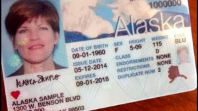 New Alaska Drivers License